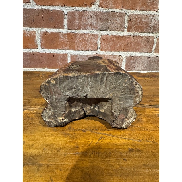 Wood Late 18th Century Antique Chinese Warrior / Ancestor Figure For Sale - Image 7 of 9