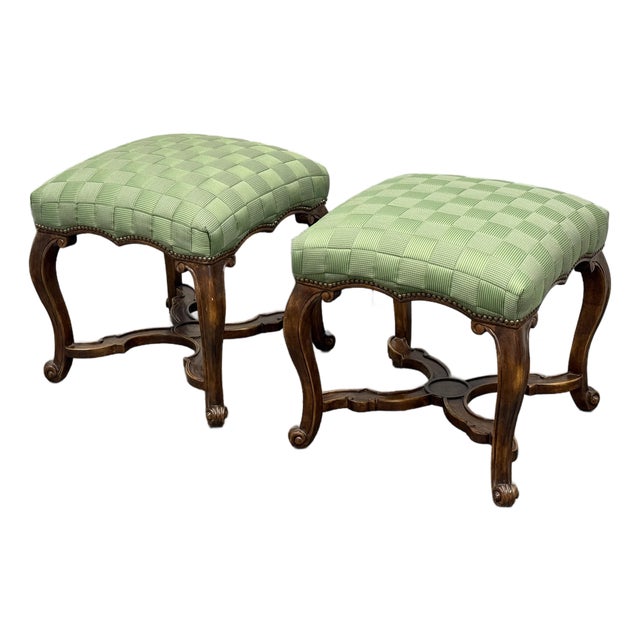 Minton-Spidell Gerard Stools, Pair For Sale