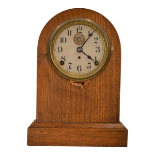 Antique Clock 1909 Seth Thomas 'Progress' Shelf Alarm For Sale