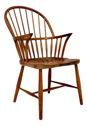 Danish CH18A High Back Chair in Oak by Frits Henningsen for Carl Hansen & Son, 1960s