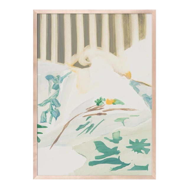 High Maintenance by Lucia Jones in Maple Frame, Small Art Print For Sale