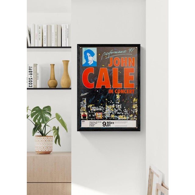 The Piece This original vintage poster announces a concert by John Cale, titled "Performance '91", held at the E-Werk in...