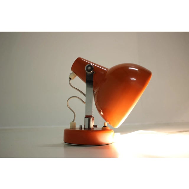 Vintage Orange Sconce, 1960s For Sale - Image 10 of 11