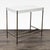 This West Elm desk features a sleek white tabletop and sturdy brass metal frame. Its compact size makes it perfect for...