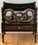 Traditional Ebony and Gilt Painted One Drawer Canterbury For Sale - Image 3 of 11