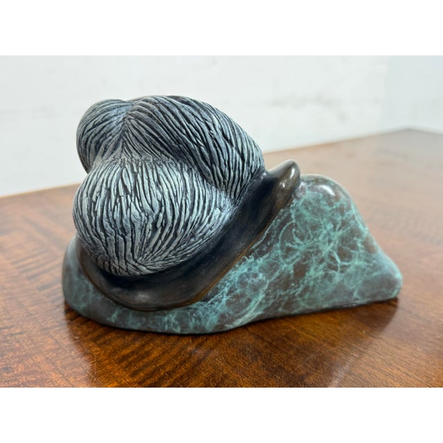 Circa 1985 Sharon Spencer Bronze Sculpture of Intuit Woman, Signed + Numbered For Sale In San Francisco - Image 6 of 13