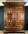 Wood Louis XIII Burgundian Cabinet with Diamond Points For Sale - Image 7 of 7