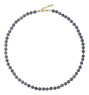 Translucent Gray Labradorite Necklace -by Bombyx House