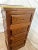 Vintage Dark Tiger Oak File Cabinet Four Locking Drawers, Paneled Sides Legal For Sale - Image 9 of 11