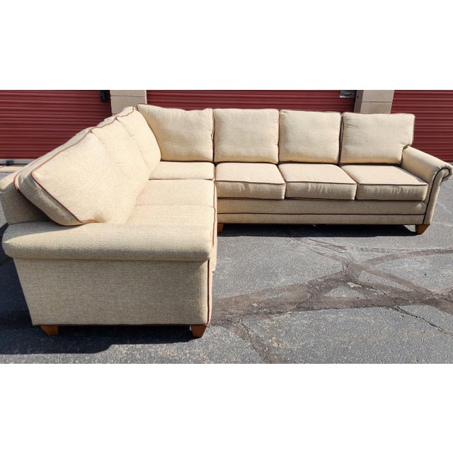 2010s 2 Piece Marshfield Furniture Sectional For Sale - Image 5 of 12