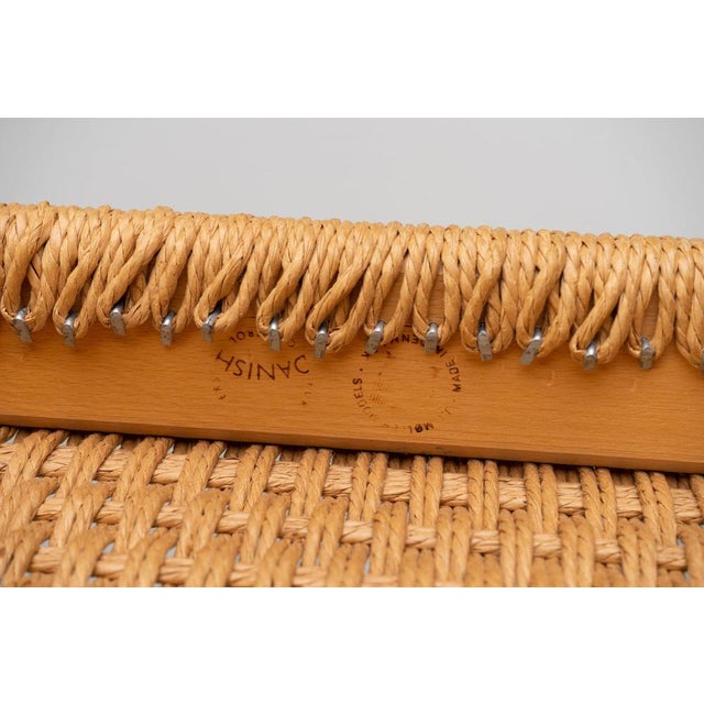 Model 77 Dining Chairs in Teak with Papercord Seats by Niels O. Møller for J.L. Møllers, Denmark, 1959, Set of 4 For Sale - Image 13 of 14