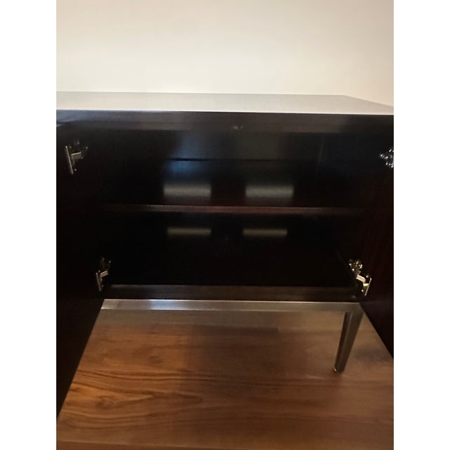 Bernhardt Jet Set Sideboard in Caviar For Sale - Image 14 of 16