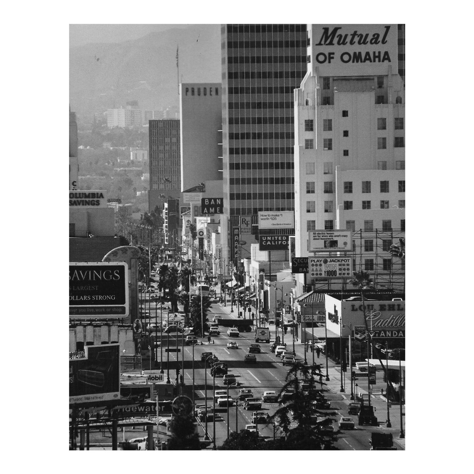 1965 Wilshire Boulevard Los Angeles Photograph | Chairish