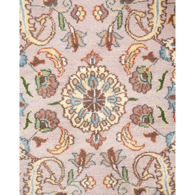 Traditional Mogul, One-of-a-Kind Hand-Knotted Area Rug - Ivory, 4' 3" x 6' 4" For Sale - Image 3 of 8