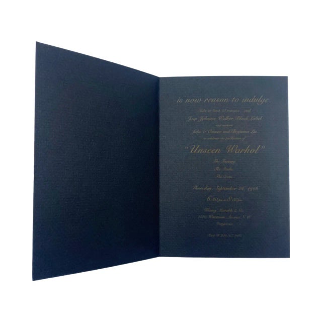 American Signed “Unseen Warhol” by John O’Connor, Rizzoli Hardcover, 1996 For Sale - Image 3 of 12