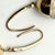 Modern Emporio Armani Vintage 18k Gold and Crystal Pendant Hoop 1.64 Inch Long Earrings, Set of 2 For Sale - Image 3 of 12