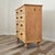 Farmhouse Antique English Pine Chest of Drawers (Dresser) With Dark Knobs - Circa 1880 For Sale - Image 3 of 17