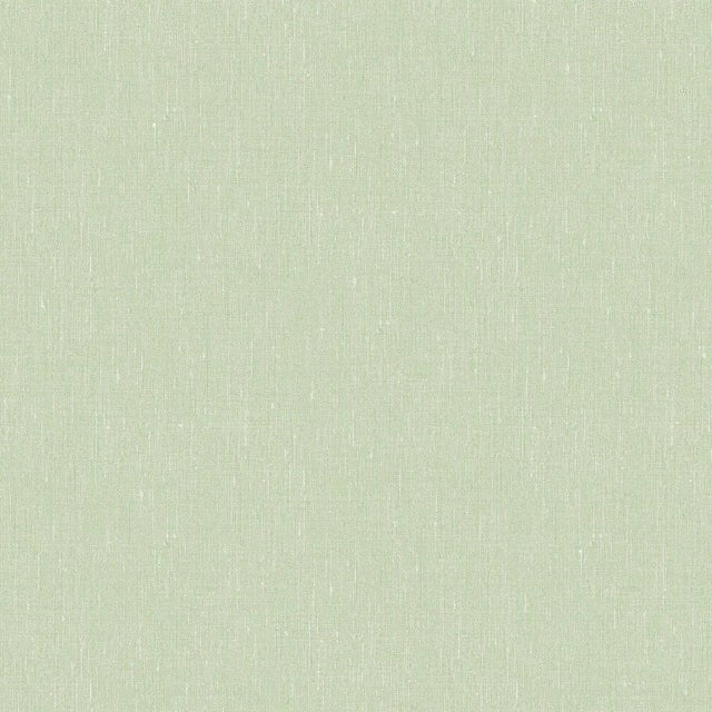 SAMPLE - Boråstapeter Linen Wallpaper In Leaf Green For Sale