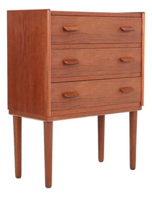 Danish Teak Chest of Drawers by Carl Aage Skov for Munch Møbler, 1960s
