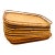 Bring natural texture and timeless charm to your home with this beautiful set of 12 vintage handwoven bamboo trays....