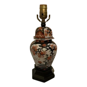 Early 20th Century Imari Ginger Jar Lamp