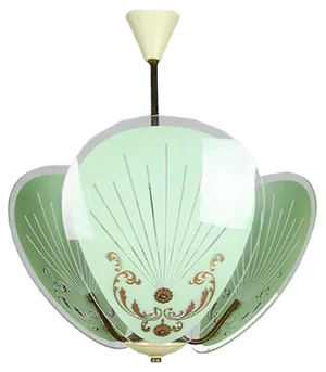 Vintage Italian Murano Glass Pendant Light, 1950s