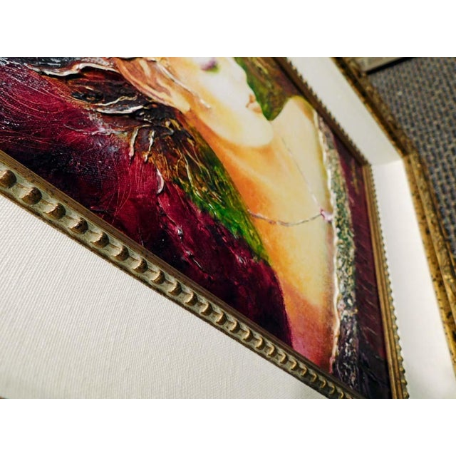 2000 - 2009 Alexandru Darida Original Painting "Melan Choly" Hand Signed Framed For Sale - Image 5 of 11