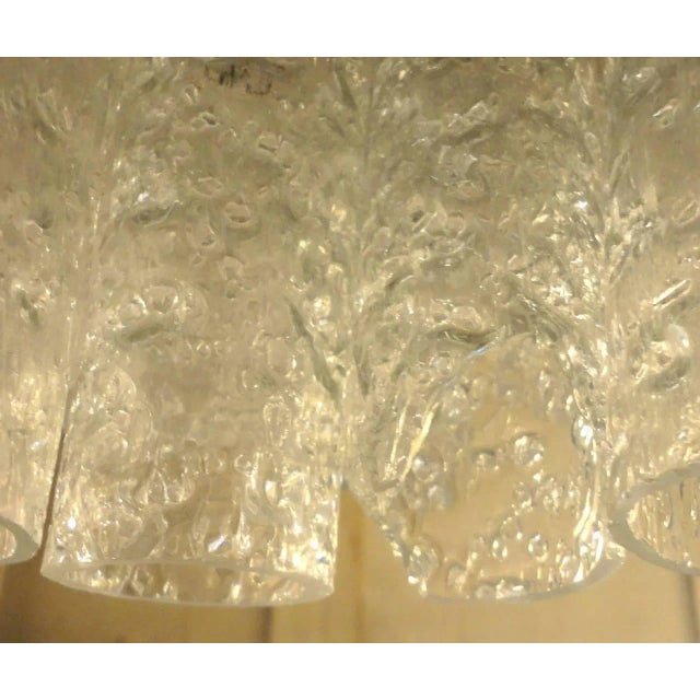 Doria Leuchten Germany Grand Four-Tier Doria Mid-Century Glass Chandelier For Sale - Image 4 of 8