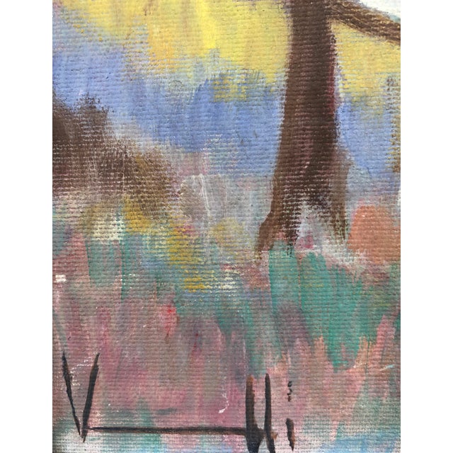 Modern Alfredo Vannotti, Solitude, 1978, Oil on Canvas, Framed For Sale - Image 3 of 10