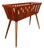 Mid-Century Danish Teak Planter with Brass Feet, 1960s For Sale