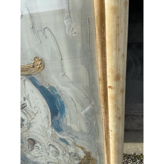 Mid 20th Century Asian Geisha Lady Signed Painting Massive Size For Sale In Cleveland - Image 6 of 11