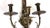 Antique Art Nouveau Empire Bronze Wall Lamps from Unbekannt, 1920s, Set of 2 For Sale - Image 9 of 11