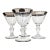 Dainty Dorothy Thorpe Style Goblets- Set of Four For Sale