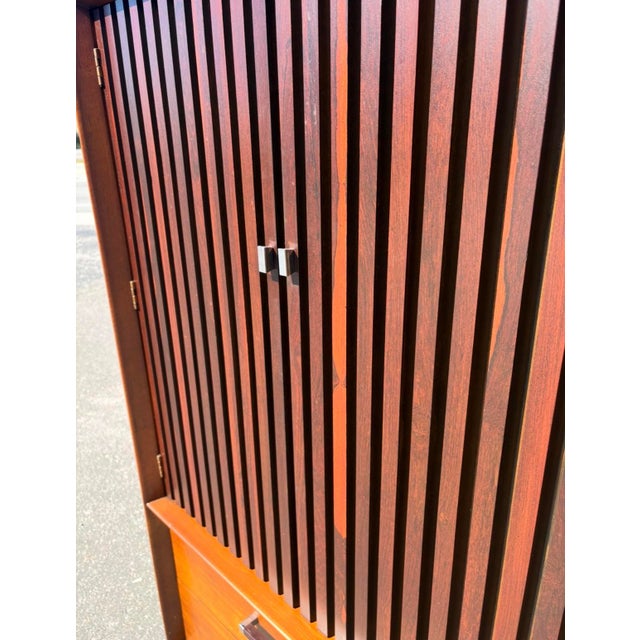 The Lane Tower Suite line - known for its hefty build, rosewood paneling and pulls, and that postmod/brutalist design. The...