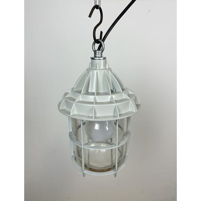 Gray Industrial Grey Cast Aluminium Light from Yamada Co.ltd., 1960s For Sale - Image 8 of 14