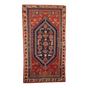 1920s Handmade Antique Persian Shiraz Rug 3.2' X 5.9'