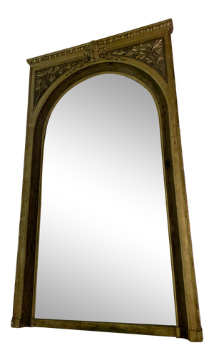Extra Large Antique Gilt Full Length Mirror