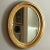 French Louis Philippe-Style Giltwood Oval Wall Mirror For Sale - Image 9 of 12