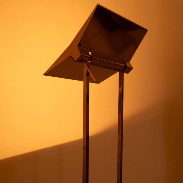Concord Floor Lamp in Brass by Marco Zotta, 1980s For Sale - Image 4 of 14