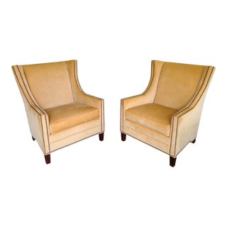 Fairfield Furniture Estate Club Chairs - a Pair For Sale
