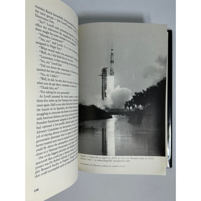 Metal 2000s Illustrated 8vo Book, Jeffrey Kluger and Jim Lovell's Apollo 13, Signed - 1 Piece For Sale - Image 7 of 11