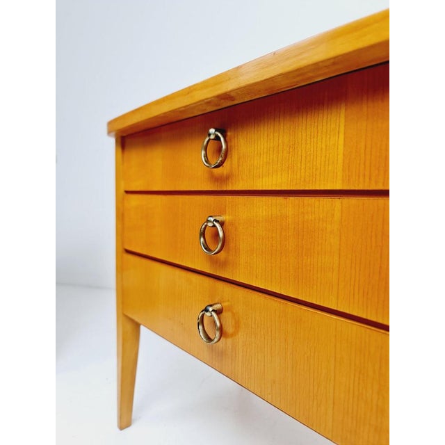 Mid-Century German Beech Bedside Tables from Wk Möbel, 1960s, Set of 2 For Sale - Image 6 of 11