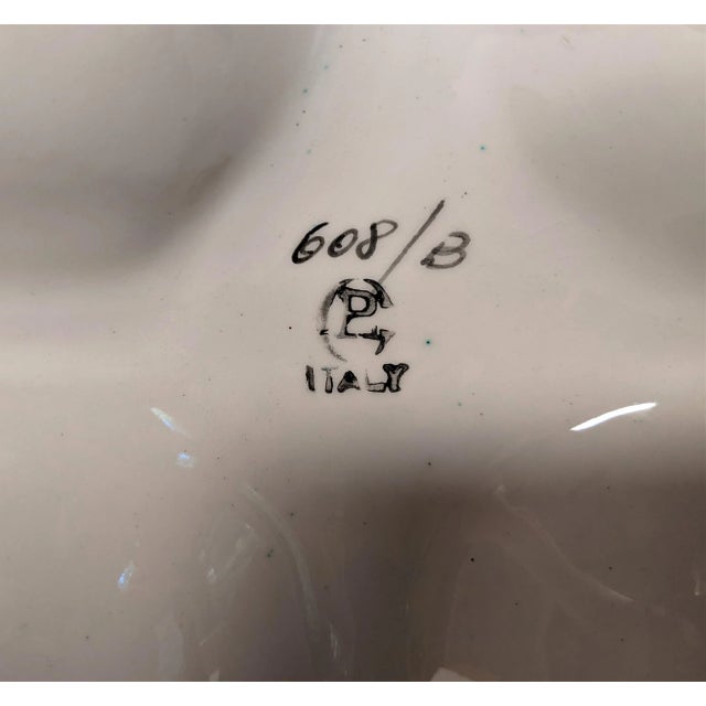 Vintage Capodimonte Style Italian Serving Platter For Sale - Image 11 of 13