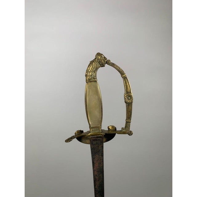 Sword of a senior officer or high-ranking official, Restoration period (circa 1820). Gilt bronze hilt with a molded...