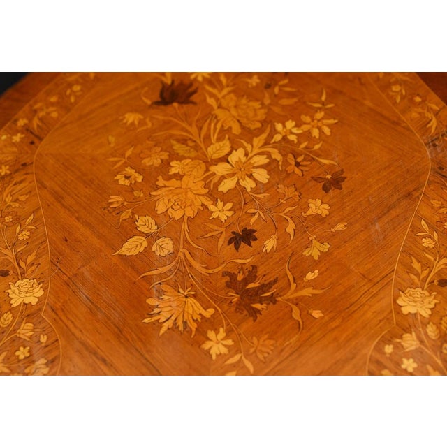 Gold Rococo French Desk Writing Table, 1930s For Sale - Image 8 of 9
