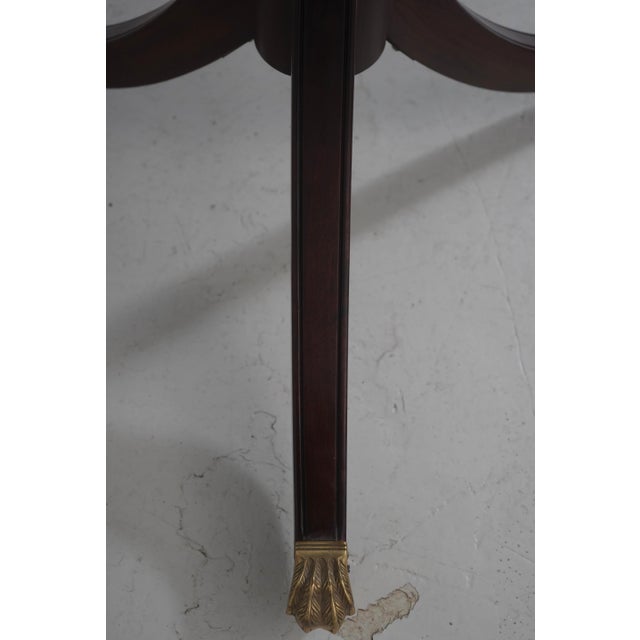 Stickley Duncan Phyfe Mahogany Dining Room Table For Sale - Image 9 of 18