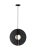 Mid-Century Modern Visual Comfort Modern Orbel Round Pendant LED Matte Black For Sale - Image 3 of 3
