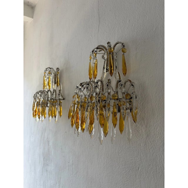 Matching chandelier on sale as well. Housing one light each. Will be rewired with certified UL US sockets for the United...