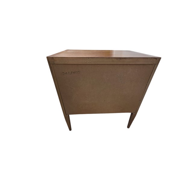 Vintage Danish Modern Century Furniture Night Stand End Table Rosewood Bronze For Sale - Image 12 of 15