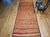 Vintage Moroccan Rug, Hand-Knotted Wool, Geometric Pattern, Red & Lavender, 5’ X 13’ For Sale - Image 12 of 14